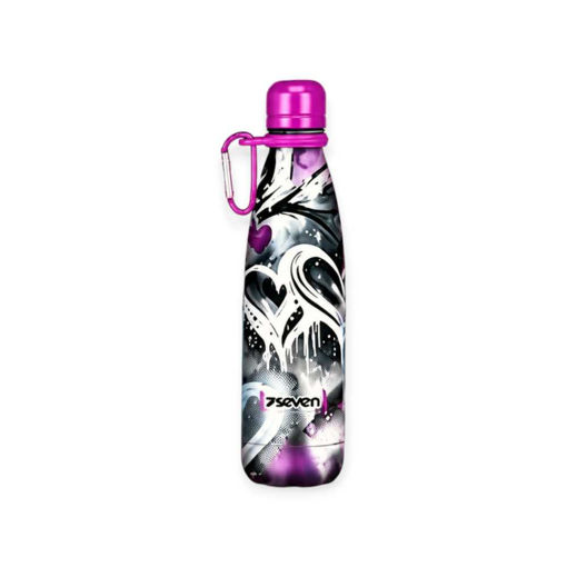 Picture of SEVEN HEARTS GRAFFITI THERMAL BOTTLE 500ML